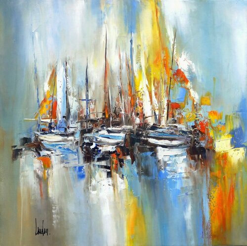 "Caribbean Queen" van Thierry Landon, Schilderij te koop op Singulart
