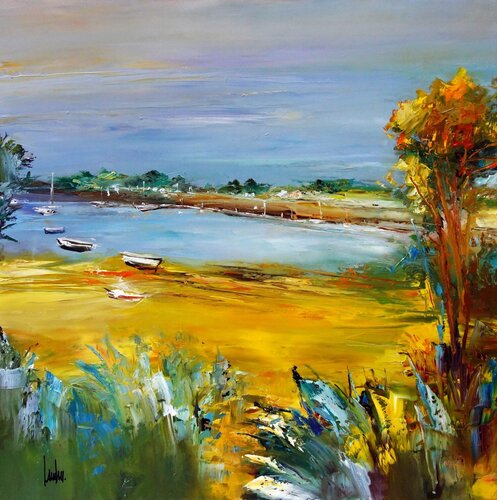 "Eveil aquatique" di Thierry Landon, Pittura in vendita su Singulart