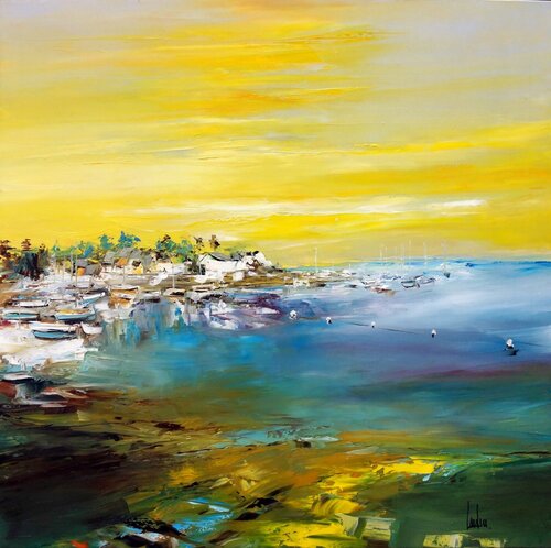 "Entre deux mers" di Thierry Landon, Pittura in vendita su Singulart