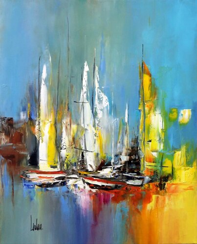 "Flag ship" van Thierry Landon, Schilderij te koop op Singulart