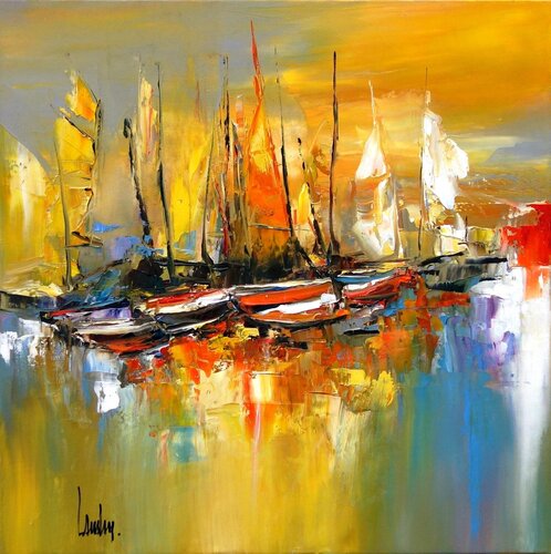 "Grand voyage" di Thierry Landon, Pittura in vendita su Singulart