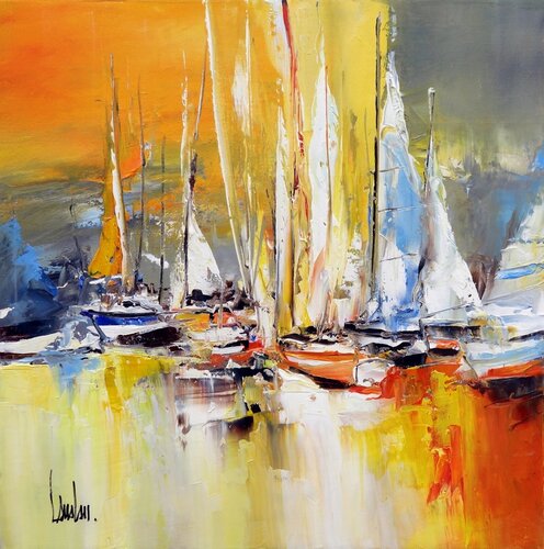 "Cap cool" van Thierry Landon, Schilderij te koop op Singulart