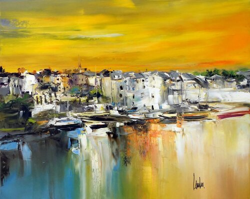 "Station à Redon" van Thierry Landon, Schilderij te koop op Singulart