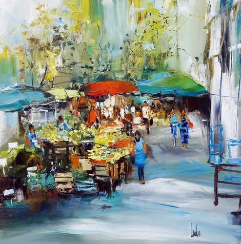 "Baker street" van Thierry Landon, Schilderij te koop op Singulart