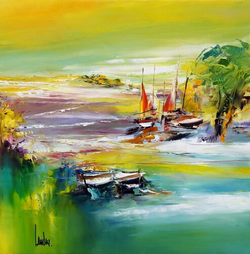"Vivacité solaire" van Thierry Landon, Schilderij te koop op Singulart