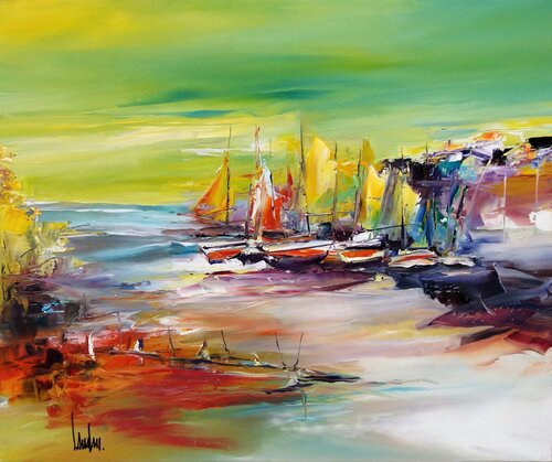 "Melting pot" di Thierry Landon, Pittura in vendita su Singulart