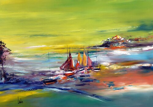 "Dessine-moi la Baie" von Thierry Landon, Malerei kaufen auf Singulart