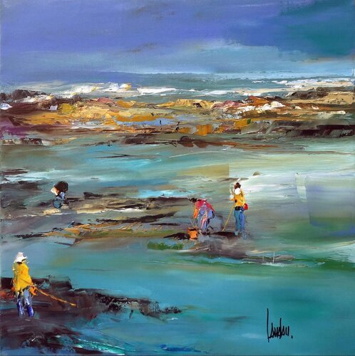 "Onde de marée" van Thierry Landon, Schilderij te koop op Singulart