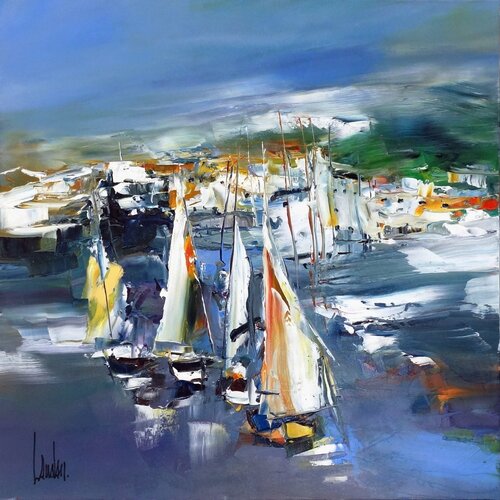 "Allure de travers" van Thierry Landon, Schilderij te koop op Singulart