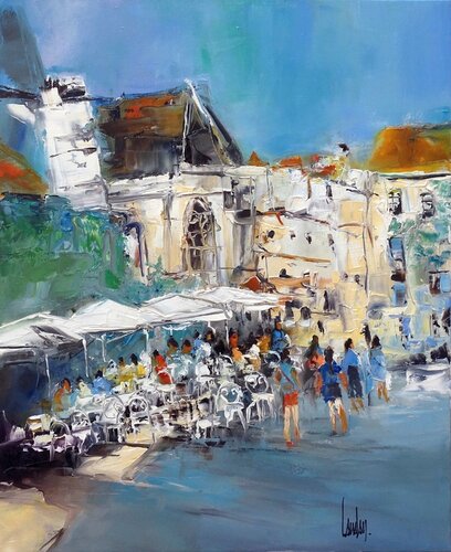 "Détours de juillet" van Thierry Landon, Schilderij te koop op Singulart