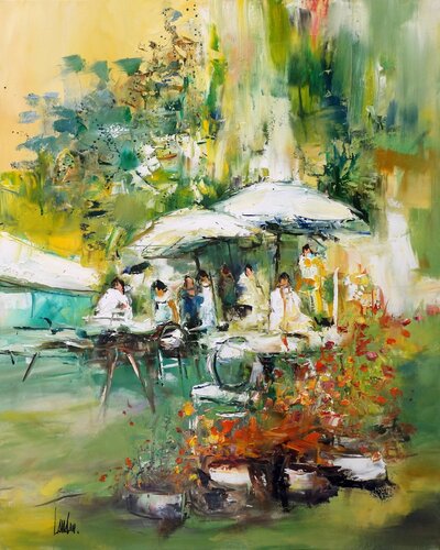 "Diabolo citron" di Thierry Landon, Pittura in vendita su Singulart