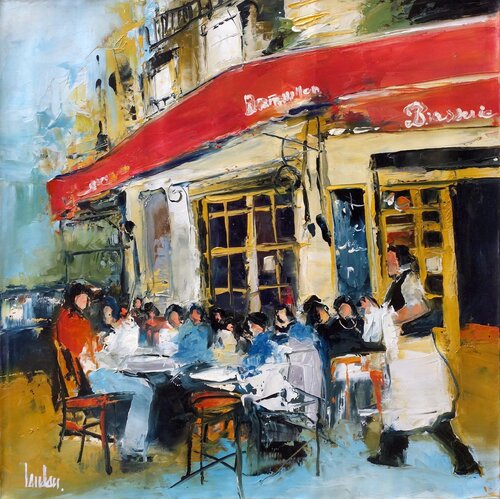 "Terrasse B." van Thierry Landon, Schilderij te koop op Singulart