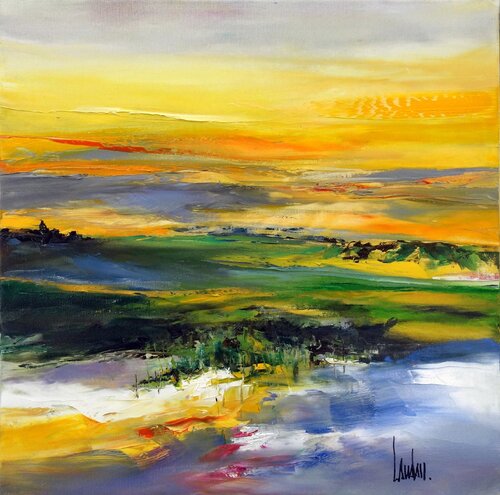 "Herbezan" par Thierry Landon, Peinture en vente sur Singulart