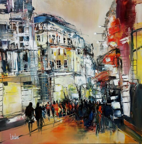 "La ruée" von Thierry Landon, Malerei kaufen auf Singulart