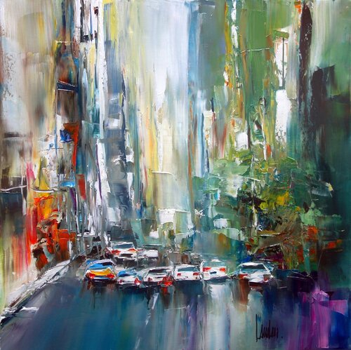 "Manhattan transfert II" von Thierry Landon, Malerei kaufen auf Singulart