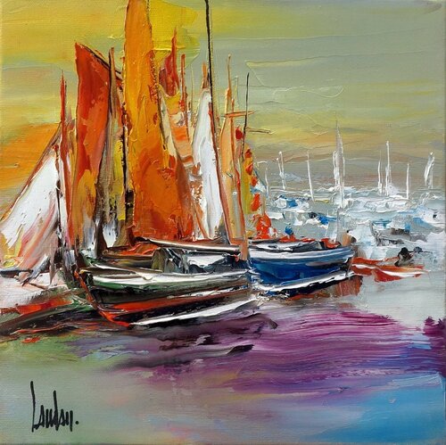 "Carré voilé" von Thierry Landon, Malerei kaufen auf Singulart