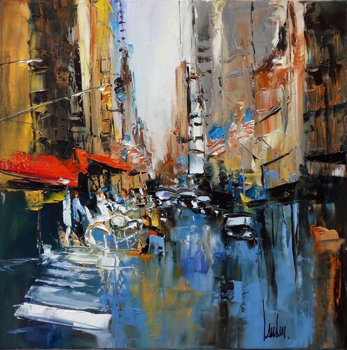 "Flash NY" van Thierry Landon, Schilderij te koop op Singulart