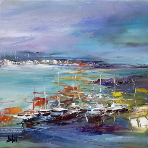 "Scénique Atlantique" di Thierry Landon, Pittura in vendita su Singulart