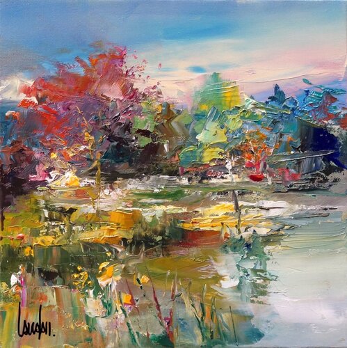 "Devant les pistils" van Thierry Landon, Schilderij te koop op Singulart