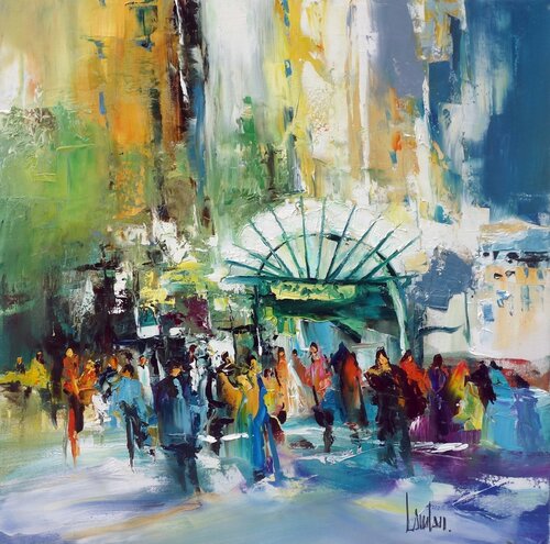 "Paris express" van Thierry Landon, Schilderij te koop op Singulart
