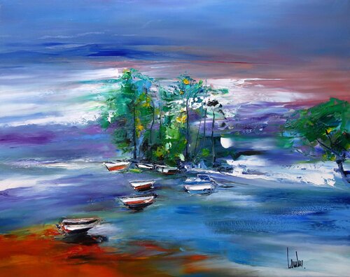 "Vert permanent" de Thierry Landon, Pintura a la venta en Singulart