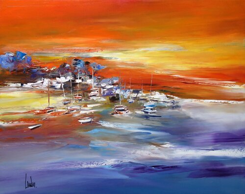 "Scénic Atlantique" di Thierry Landon, Pittura in vendita su Singulart