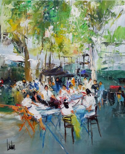 "Diabolo menthe" van Thierry Landon, Schilderij te koop op Singulart