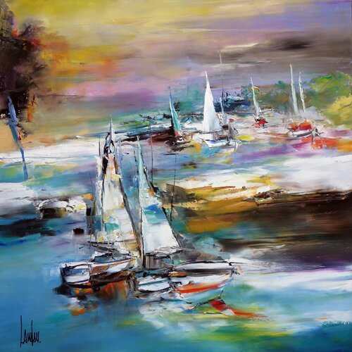 Citation d'été de Thierry Landon, Pintura a la venta en Singulart