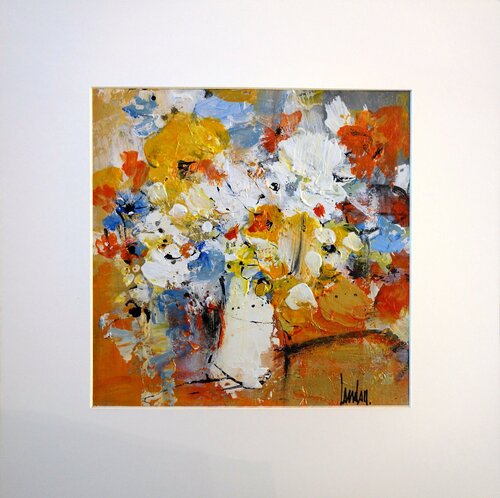 Voltige florale by Thierry Landon, Painting for Sale on Singulart