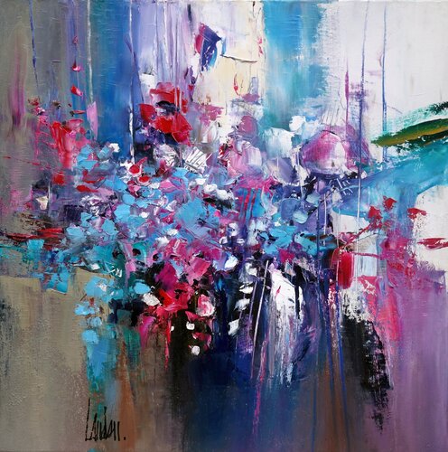 Deep blue di Thierry Landon, Pittura in vendita su Singulart