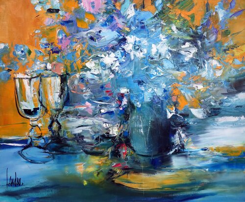 Pep's pistils by Thierry Landon, Painting for Sale on Singulart