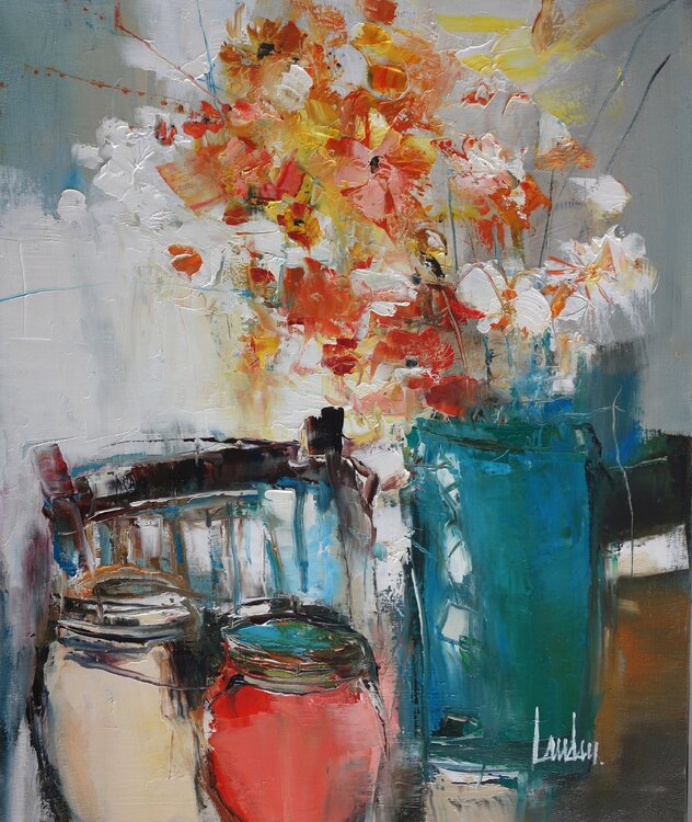 "Le vase bleu" Thierry Landon