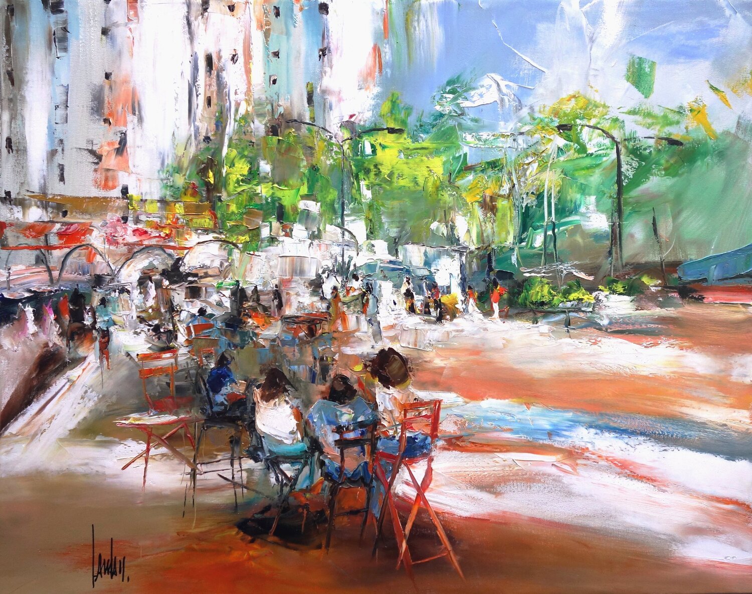 Terrasse lounge Thierry Landon