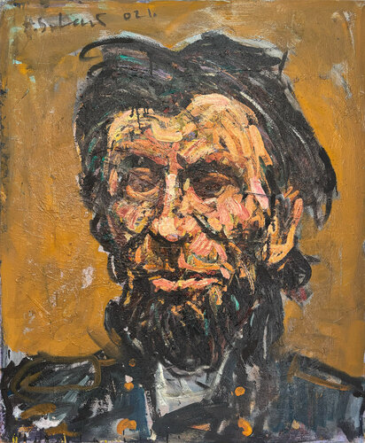 Abraham Lincoln Portrait by Tomislav Suhecki, Painting for Sale on Singulart