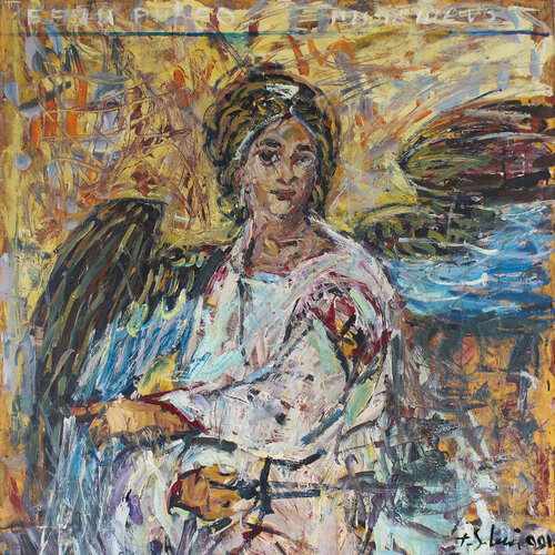 White Angel by Tomislav Suhecki, Painting for Sale on Singulart