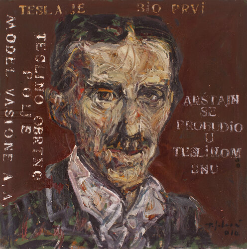 Nikola Tesla by Tomislav Suhecki, Painting for Sale on Singulart