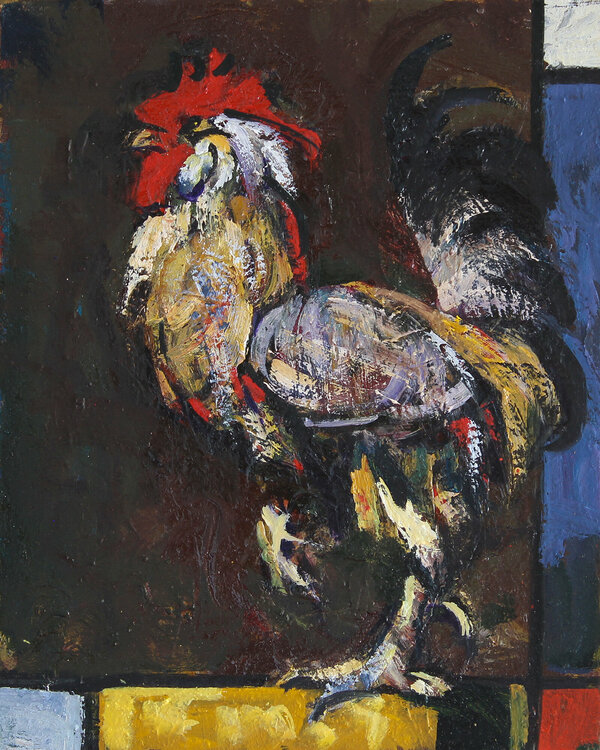 Rooster for Piet Mondrian Tomislav Suhecki