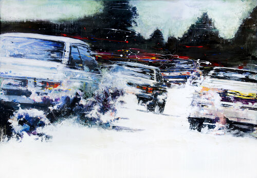 white hole L side by Min seok Kang, Painting for Sale on Singulart