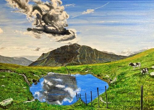 Madre Natura (2022) - olio su tela - cm 70 x 50 von Massimo Mancuso, Malerei kaufen auf Singulart