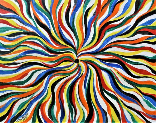 Il buco nero (2019) - olio su tela - cm 50 x 40 van Massimo Mancuso, Schilderij te koop op Singulart