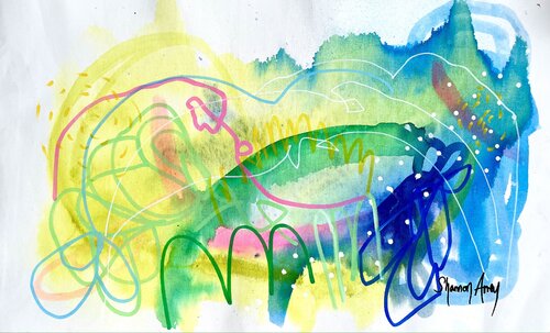 You and Me together van Shannon Amey, Schilderij te koop op Singulart