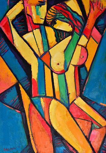 Closer to me by Rumen Sazdov, Painting for Sale on Singulart