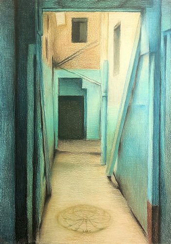 GEOMETRIAS EN FEZ ( Serie In Morocco ) di Elena Martí Zaro, Disegno in vendita su Singulart