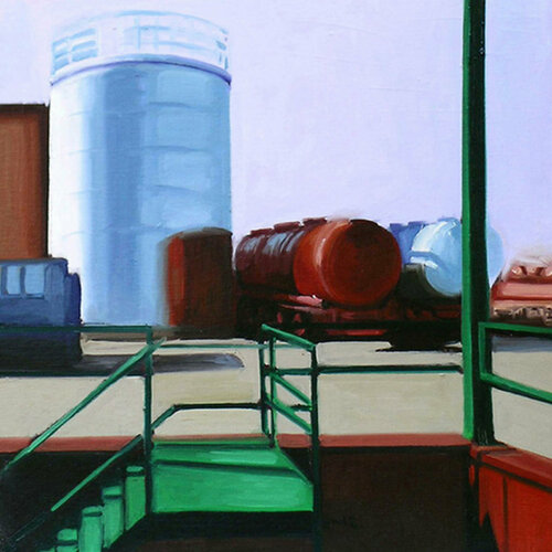 DEPOSITO A ( Serie Depósitos) von Elena Martí Zaro, Malerei kaufen auf Singulart