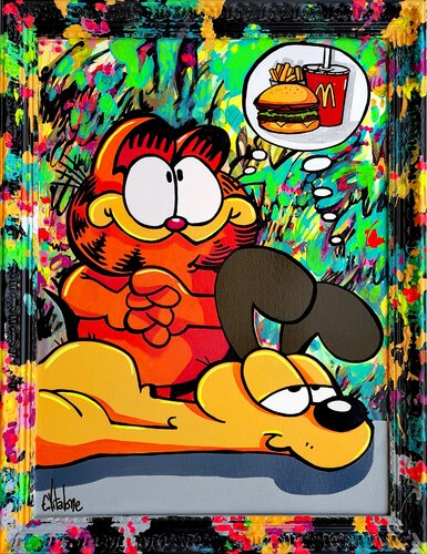 We all love MC Do di Eddy Vitalone, Pittura in vendita su Singulart