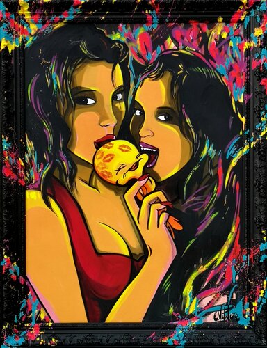 We all love tweety van Eddy Vitalone, Schilderij te koop op Singulart