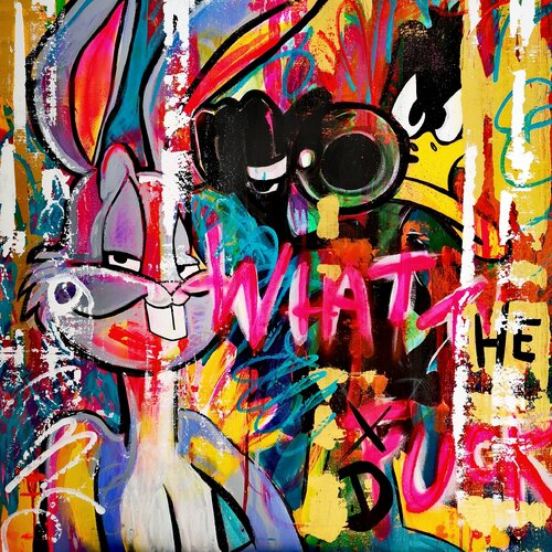 What the duck di Eddy Vitalone, Pittura in vendita su Singulart