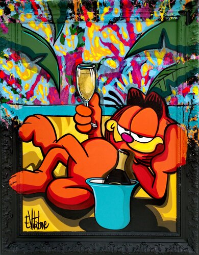 SEA SEX SUN AND CHAMPAGNE van Eddy Vitalone, Schilderij te koop op Singulart