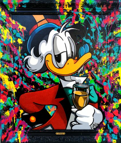 C'est l'heure de l'apéro van Eddy Vitalone, Schilderij te koop op Singulart