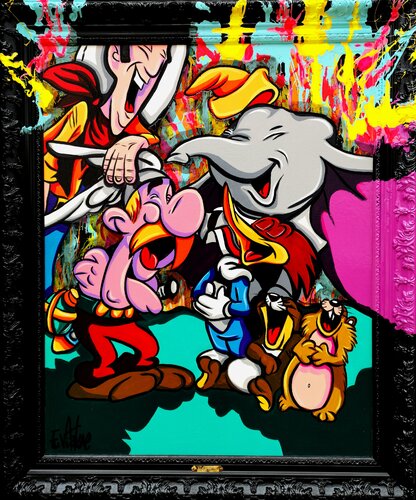 La blague carambar van Eddy Vitalone, Schilderij te koop op Singulart